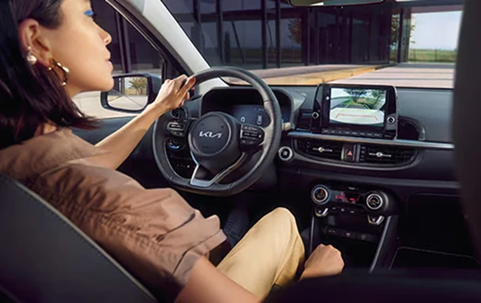 Touchscreen with navigation system